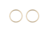 MSS Mamod Loco Spares - Brass Porthole Eye Rings (2)
